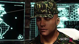 Damn! Japanese Girl in Cuffs Goes Wild in Military Bunker Sex!