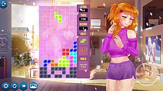 I was trying to pass these gamer girls in the anime hentai game, but it was so hard with all the cute cartoon characters distracting me