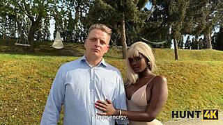 i picked up this black babe and my dick mattered in interracial watching.