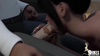 Black Tutor Takes Huge White Cock In Her Ass During Lesson!