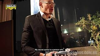 amigo oculto turned into a crazy christmas orgy, man, didn’t expect that bareback twink action!