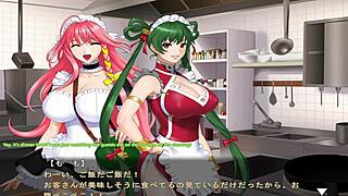 I Can't Resist Playing Maid-San in Boin Game Rin Scene