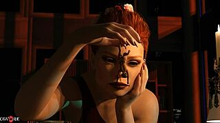 This failed date turns into a wild animated 3D fetish scene