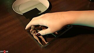 This failed date turns into a wild animated 3D fetish scene