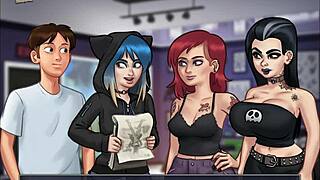 in summertime saga 119, the big tits are on display