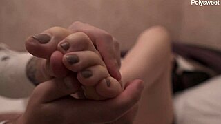 How does this Russian milf’s footjob make me cum so quick?