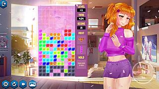 I was trying to pass these gamer girls in the anime hentai game, but it was so hard with all the cute cartoon characters distracting me