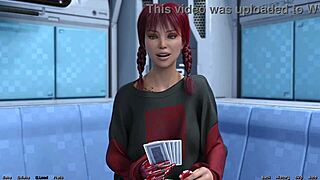 Stranded in space 35 involves strip poker game