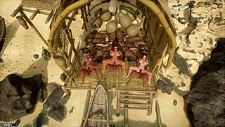 Beach Shack Group Sex Beats!