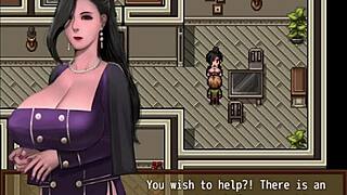 receiving a double spanish from two busty milfs in hentai zombies retreat part 12!