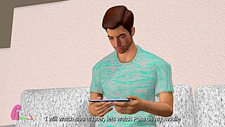 3D animated Indian porn movie with mother in law and wife