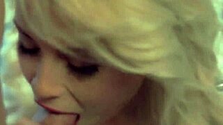 Blonde Babe Delivers Intense Blowjob And Facial