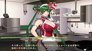 I Can't Resist Playing Maid-San in Boin Game Rin Scene