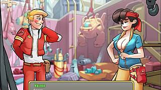 Valerie plays space rescue game with monster cock cum in 3d hentai