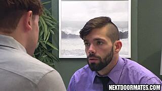 WOW, GAY OFFICE DRAMA TURNS INTO RAW FUCKING!