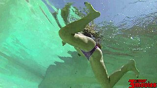 abby cross stays wet all day, ready for banging