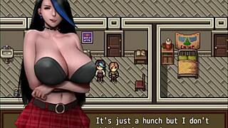 receiving a double spanish from two busty milfs in hentai zombies retreat part 12!