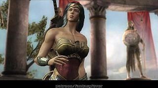 Wonder Woman Fucks Ares in Intense Action!