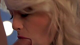 Blonde Babe Delivers Intense Blowjob And Facial