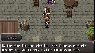 Henteria Chronicles 3 pixel art game with wild cowgirl riding in part 8