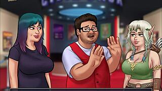 in summertime saga 119, the big tits are on display