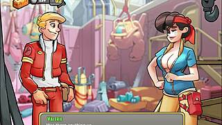 Valerie plays space rescue game with monster cock cum in 3d hentai