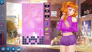 I was trying to pass these gamer girls in the anime hentai game, but it was so hard with all the cute cartoon characters distracting me