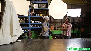 Ebony Babe Teases Long Cock In Doggystyle Ass Fuck