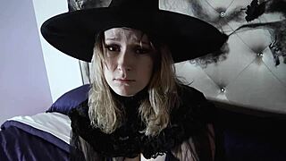 Step Mom Discovers Step Dad's Gay Halloween Encounter with POV Big Tits and Taboo Bent Over Fucking