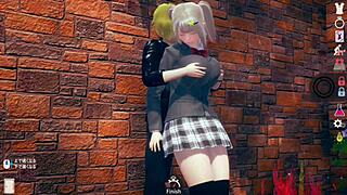 3D hentai game with blonde bombshell and great sex scenes