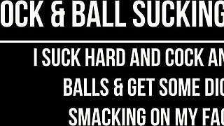 Watch This Milf Suck Cock And Balls Hard!
