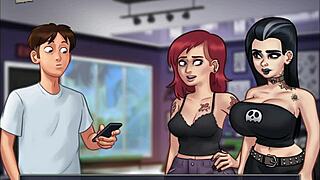 in summertime saga 119, the big tits are on display