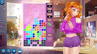 I was trying to pass these gamer girls in the anime hentai game, but it was so hard with all the cute cartoon characters distracting me