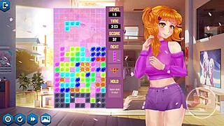 I was trying to pass these gamer girls in the anime hentai game, but it was so hard with all the cute cartoon characters distracting me