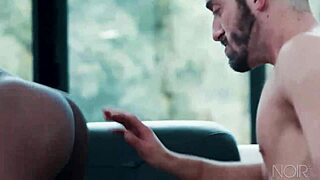 Black-Haired Inked Jett Rink Goes Interracial Anal Deep