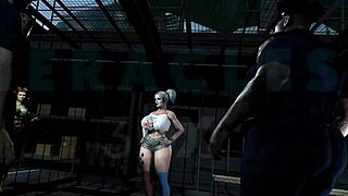 Harley stars in wild 3D hentai with monster cock and big tits action