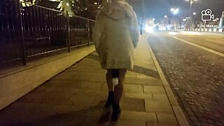 Ariela Rider Struts with Anal Plug in Public Street 😲