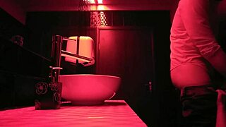 What happens when a couple tries sex in the bathroom?