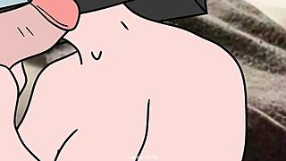 tv woman sucks cameraman cock and cameraman sucks tv woman pussy!!