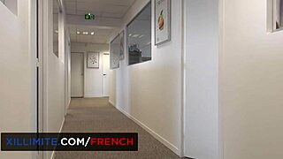 french teen 18+ luna rival anal fucked bent over on the desk at work