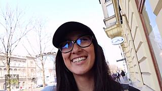 slim 18 year old with fluffy huge breasts gets raw creampie from darsia