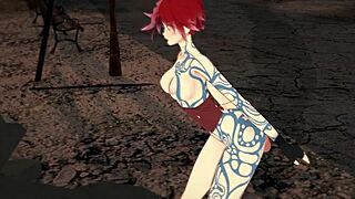 Amateur tattooed babe gets fucked in different positions