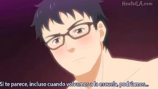 Linda the blonde girl relaxes on the beach in hentai