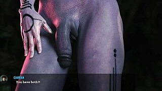 i can't believe this busty alien with a huge cock wants me to lick and pound her in 3d hentai