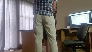 boss caught banging the secretary for a sneaky pay raise at work