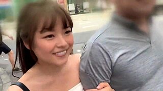 my asian gym buddy squirts hard, homemade vid of her juicy climax