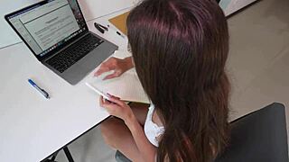 Okay, fuck my pussy and mouth while I work OMG! 😱