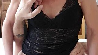 Watch This Hot Milf In Stockings And Lingerie Explode From Cunilingus And Ass Licking!