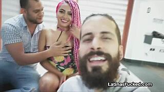 unique latina amateur gets fucked hard during her first casting, showing off her big ass and curves