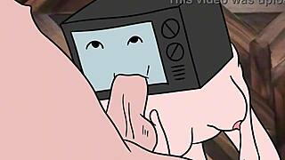 tv woman sucks cameraman cock and cameraman sucks tv woman pussy!!